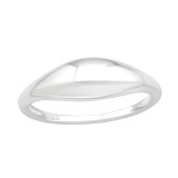 Plain - 925 Sterling Silver Simple Rings SD43257