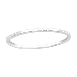 Plain - 925 Sterling Silver Simple Rings SD43275