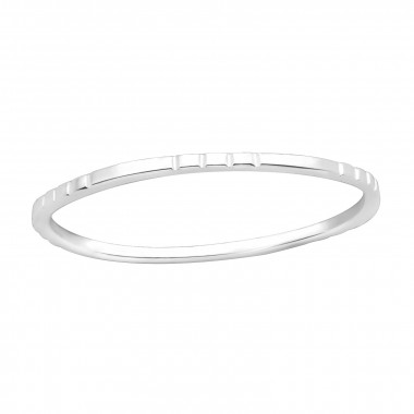 Plain - 925 Sterling Silver Simple Rings SD43275