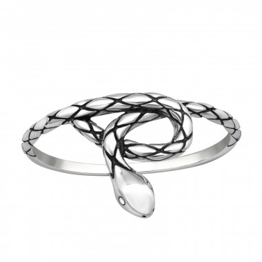 Snake - 925 Sterling Silver Simple Rings SD44130