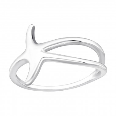 Starfish - 925 Sterling Silver Simple Rings SD44612