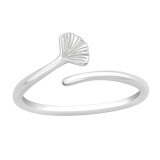 Mermaid Tail - 925 Sterling Silver Simple Rings SD45015
