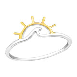 Sunset - 925 Sterling Silver Simple Rings SD45195