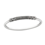 Bali Rope - 925 Sterling Silver Simple Rings SD46349