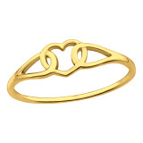 Heart - 925 Sterling Silver Simple Rings SD46472