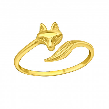 Fox - 925 Sterling Silver Simple Rings SD46647