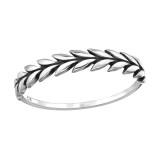 Braided - 925 Sterling Silver Simple Rings SD46863