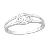 Chain Link - 925 Sterling Silver Simple Rings SD46866