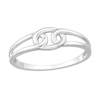 Chain Link - 925 Sterling Silver Simple Rings SD46866