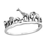 Animals - 925 Sterling Silver Simple Rings SD46875