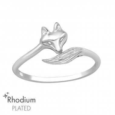 Fox - 925 Sterling Silver Simple Rings SD47148