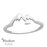 Mountain - 925 Sterling Silver Simple Rings SD47149