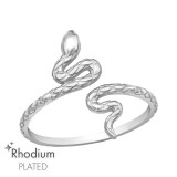 Snake - 925 Sterling Silver Simple Rings SD47153