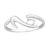 Cat - 925 Sterling Silver Simple Rings SD47673