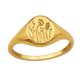 Flower - 925 Sterling Silver Simple Rings SD49096