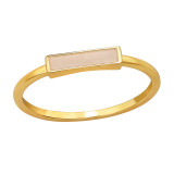 Rectangle - 925 Sterling Silver Simple Rings SD49668