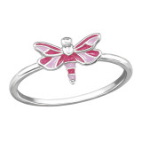 11mm Butterfiy - 925 Sterling Silver Simple Rings SD50093