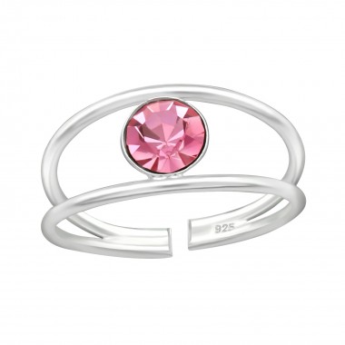 Round - 925 Sterling Silver Toe Rings SD20671
