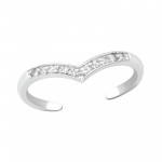Heart - 925 Sterling Silver Toe Rings SD20684 Heart - 925 Sterling Silver Toe Rings SD20684