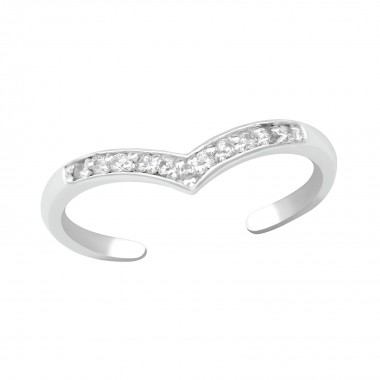 Heart - 925 Sterling Silver Toe Rings SD20684