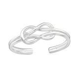 Knot - 925 Sterling Silver Toe Rings SD21062