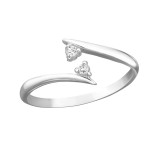 Converge - 925 Sterling Silver Toe Rings SD21276