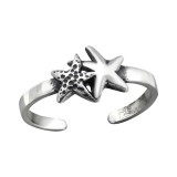 Starfish - 925 Sterling Silver Toe Rings SD27180