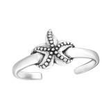 Starfish - 925 Sterling Silver Toe Rings SD27626