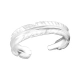 Feather - 925 Sterling Silver Toe Rings SD38316