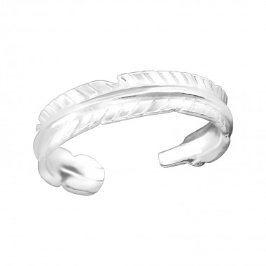 Feather - 925 Sterling Silver Toe Rings SD38316