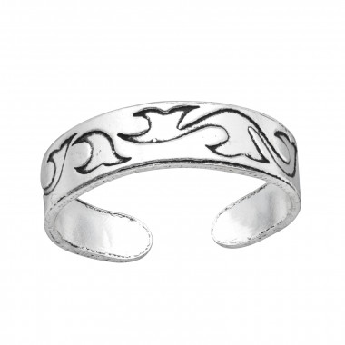 Wave - 925 Sterling Silver Toe Rings SD38967