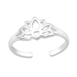 Lotus - 925 Sterling Silver Toe Rings SD40011