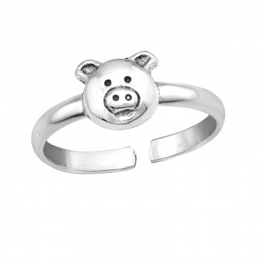 Pig - 925 Sterling Silver Toe Rings SD41587