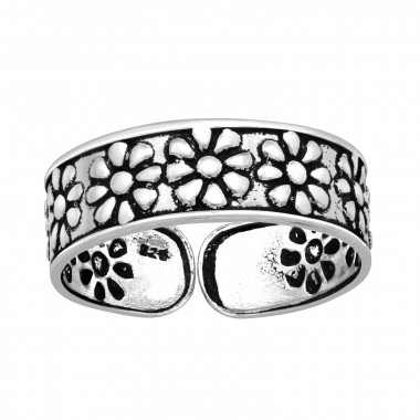 Flower - 925 Sterling Silver Toe Rings SD41670