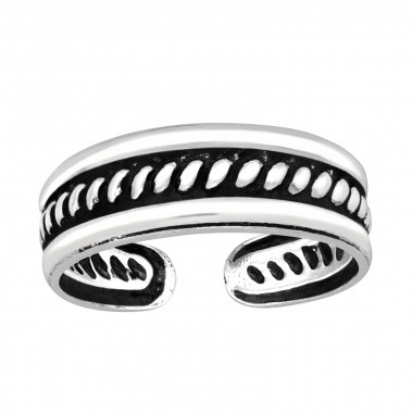Rope - 925 Sterling Silver Toe Rings SD41674