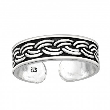 Rope - 925 Sterling Silver Toe Rings SD41676
