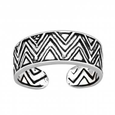 Zigzag - 925 Sterling Silver Toe Rings SD41684
