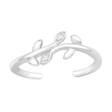 Leaves - 925 Sterling Silver Toe Rings SD42437