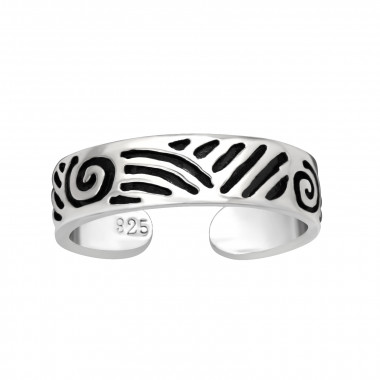 Patterns - 925 Sterling Silver Toe Rings SD42800