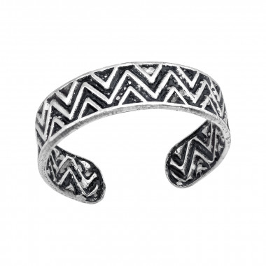 Zig Zag - 925 Sterling Silver Toe Rings SD43095