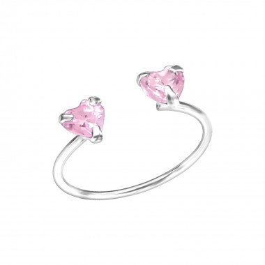 Hearts - 925 Sterling Silver Toe Rings SD4332