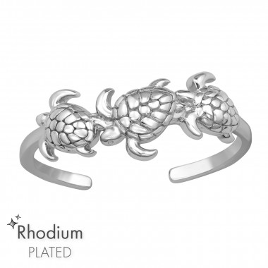 Turtle - 925 Sterling Silver Toe Rings SD47482
