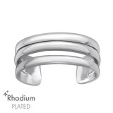 Triple - 925 Sterling Silver Toe Rings SD47488