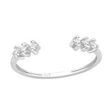 Sparkling - 925 Sterling Silver Toe Rings SD47554
