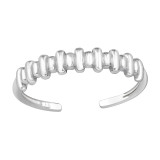 Bars - 925 Sterling Silver Toe Rings SD47568