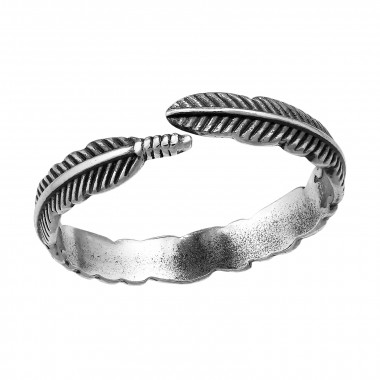 Feather - 925 Sterling Silver Toe Rings SD50182