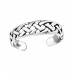 Weaving - 925 Sterling Silver Toe Rings SD5659 Weaving - 925 Sterling Silver Toe Rings SD5659