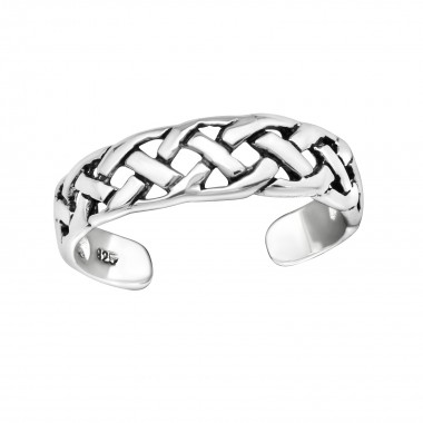 Weaving - 925 Sterling Silver Toe Rings SD5659