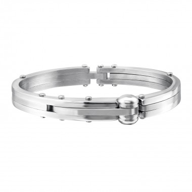 Cuff - 316L Surgical Grade Stainless Steel Men Steel Bracelet SD1077