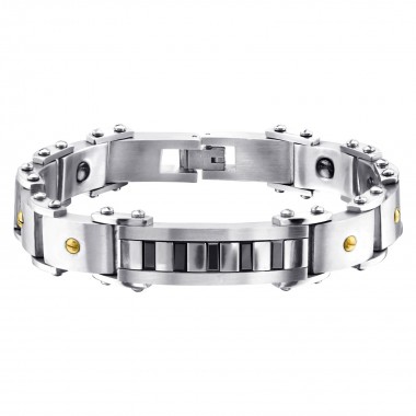 Chain - 316L Surgical Grade Stainless Steel Men Steel Bracelet SD1876